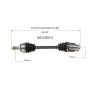 GSP NCV36011 Honda (1.5) CV Axle Assembly  - Front Right