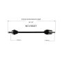 GSP NCV36027 1985 Honda Accord SEi CV Axle Assembly  - Front Left