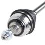 GSP NCV36045 88-91 Honda CRX CV Axle Assembly  - Front Left