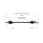 GSP NCV36047 Honda (Hatchback - FWD) CV Axle Assembly  - Front Left