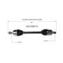 GSP NCV36074 13-14 Honda Accord EX-L (3.5) CV Axle Assembly  - Front Left
