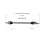 GSP NCV36147 16-21 Honda Civic (Coupe/Hatchback/Sedan - 2.0) CV Axle Assembly  - Front Right