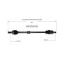 GSP NCV36155 2012 Honda Civic (Coupe/Sedan) CV Axle Assembly  - Front Right