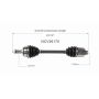 GSP NCV36170 03-07 Honda Accord (3.0) CV Axle Assembly  - Front Right
