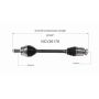 GSP NCV36178 Acura, Honda (3.5) CV Axle Assembly  - Front Right