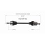 GSP NCV36182 16-20 Honda Civic LX CV Axle Assembly  - Front Left