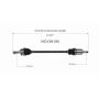 GSP NCV36185 16-22 Honda HR-V CV Axle Assembly  - Rear Right