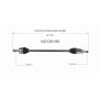 GSP NCV36189 19-21 Honda Civic Sport (2.0) CV Axle Assembly  - Front Right
