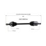 GSP NCV36534 Acura, Honda (3.0) CV Axle Assembly  - Front Right