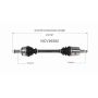 GSP NCV36582 06-11 Honda Civic (Sedan) CV Axle Assembly  - Front Left