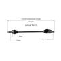 GSP NCV37002 11-14 Hyundai Sonata (2.4) CV Axle Assembly  - Front Right