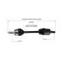 GSP NCV37009 Hyundai, Kia (2.4, 2.7) CV Axle Assembly  - Front Left