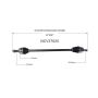 GSP NCV37025 12-17 Hyundai Veloster CV Axle Assembly  - Front Right