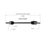 GSP NCV37029 Hyundai, Kia CV Axle Assembly  - Rear