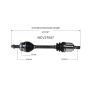 GSP NCV37057 12-17 Hyundai Azera CV Axle Assembly  - Front Left