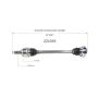 GSP NCV37084 15-16 Hyundai Genesis 3.8 CV Axle Assembly  - Rear Left