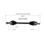 GSP NCV37088 Kia (1.8, 2.0) CV Axle Assembly  - Front Left