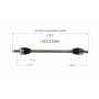 GSP NCV37094 10-13 Hyundai Tucson (FWD) CV Axle Assembly  - Front Right