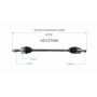 GSP NCV37098 10-13 Hyundai Tucson CV Axle Assembly  - Rear Right