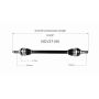 GSP NCV37100 09-11 Hyundai Genesis 3.8 CV Axle Assembly  - Rear Right