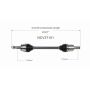 GSP NCV37101 Hyundai (2.0) CV Axle Assembly  - Front Left