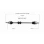 GSP NCV37107 Hyundai (2.0) CV Axle Assembly  - Front Right
