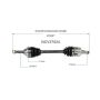 GSP NCV37524 94-98 Hyundai Sonata (3.0) CV Axle Assembly  - Front Right