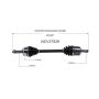 GSP NCV37529 Hyundai CV Axle Assembly  - Front Left