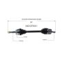 GSP NCV37531 05-08 Hyundai Tiburon CV Axle Assembly  - Front Left