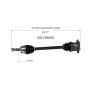 GSP NCV39020 02-06 INFINITI Q45 Base CV Axle Assembly  - Rear Right