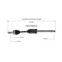 GSP NCV39022 INFINITI, Nissan CV Axle Assembly  - Front Right
