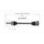 GSP NCV39057 INFINITI CV Axle Assembly  - Front Left