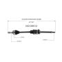 GSP NCV39512 93-96 INFINITI G20 CV Axle Assembly  - Front Right