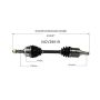 GSP NCV39519 99-02 INFINITI G20 CV Axle Assembly  - Front Left