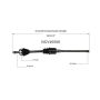 GSP NCV40508 91-92 Isuzu Impulse (AWD) CV Axle Assembly  - Front Right