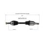 GSP NCV47014 10-13 Mazda 3 (2.3) CV Axle Assembly  - Front Left