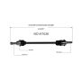 GSP NCV47026 07-15 Mazda CX-9 CV Axle Assembly  - Rear Right