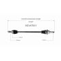 GSP NCV47031 14-16 Mazda CX-5 CV Axle Assembly  - Rear Right