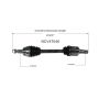 GSP NCV47046 14-16 Mazda CX-5 (2.5 - AWD/FWD) CV Axle Assembly  - Front Left