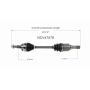 GSP NCV47078 16-21 Mazda CX-3 CV Axle Assembly  - Front Left