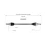 GSP NCV47088 17-24 Mazda CX-5 (2.2, 2.5) CV Axle Assembly  - Rear Left
