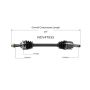 GSP NCV47533 Kia, Mazda (1.6, 1.8) CV Axle Assembly  - Front Left