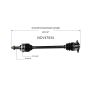 GSP NCV47534 90-93 Mazda Miata CV Axle Assembly  - Rear