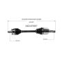 GSP NCV47557 04-05 Mazda 3 (2.0) CV Axle Assembly  - Front Left
