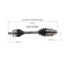 GSP NCV47562 04-05 Mazda 3 CV Axle Assembly  - Front Right