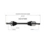 GSP NCV47580 03-08 Mazda 6 S CV Axle Assembly  - Front Left