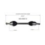 GSP NCV48013 Mercedes-Benz CV Axle Assembly  - Front Left