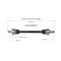 GSP NCV48029 Mercedes-Benz (Coupe/Sedan/Wagon) CV Axle Assembly  - Rear