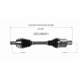 GSP NCV48051 Mercedes-Benz CV Axle Assembly  - Front Left