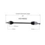 GSP NCV48502 Mercedes-Benz (5.5) CV Axle Assembly  - Front Right